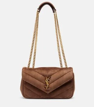 Yves Saint Laurent | Lou Lou Small matelassé suede shoulder bag