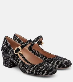 Gianvito Rossi | Mary Ribbon 45 bouclé Mary Jane pumps