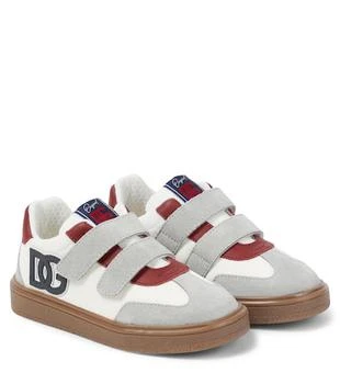 DG Original leather-trimmed sneakers