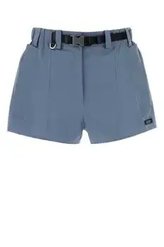 Prada | Prada Belted Ruffle-Waist Shorts