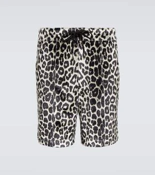 Tom Ford | Leopard-print satin shorts