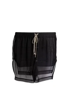 Rick Owens | Rick Owens Semi-Sheer Chiffon Drawsting Concordians Shorts