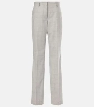 Dries Van Noten | Checked wool straight pants