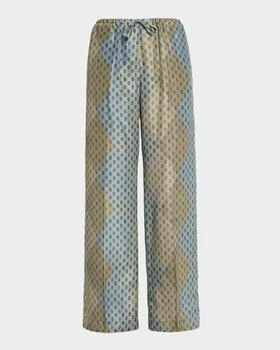 Dries Van Noten | Puvis Silk Relaxed Drawstring Pants