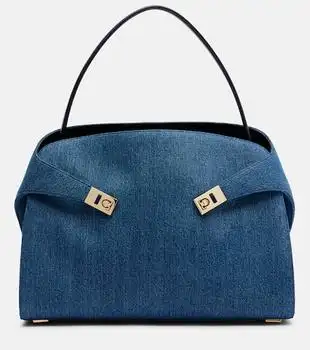 Salvatore Ferragamo | Hug Large denim tote bag