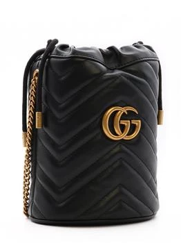 Gucci | Gucci GG Marmont Mini Quilted Bucket Bag