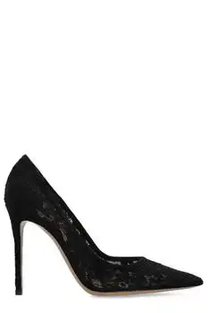 Gianvito Rossi | Gianvito Rossi Pointed-Toe Lace Pumps
