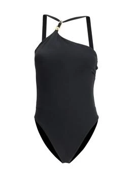 Versace | Versace Safety-Pin Detailed One Piece Swimsuit