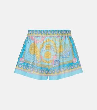 Versace | Underwater Barocco cotton and silk shorts