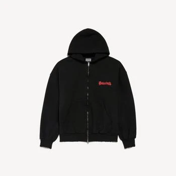 Balenciaga | Balenciaga Oversized Zip-Up Hoodie