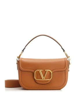 Valentino | Valentino Alltime Logo Plaque Foldover Top Crossbody Bag