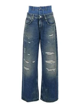 Dolce & Gabbana | Dolce & Gabbana Double-Waisted Wide-Leg Jeans
