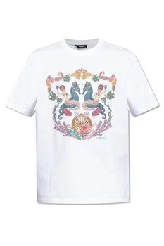 Versace | Versace Pattern-Printed Crewneck T-Shirt
