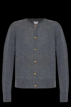 Bottega Veneta | Bottega Veneta Ribbed-Knit Crewneck Cardigan