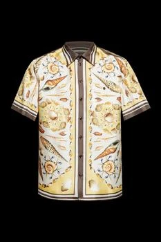 Dolce & Gabbana | Dolce & Gabbana Shell Printed Short-Sleeved Shirt