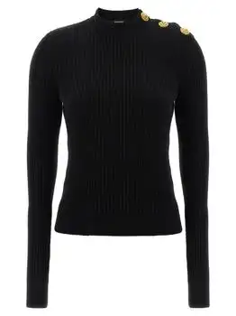 Balmain | Balmain Button Embellished Knitted Pullover