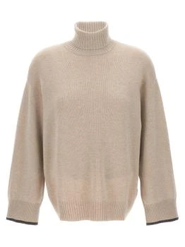 Brunello Cucinelli | Brunello Cucinelli High-Neck Knitted Sweater
