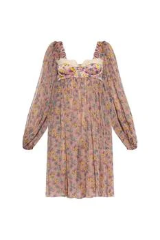 Dolce & Gabbana | Dolce & Gabbana Small Floral-Printed Chiffon Dress