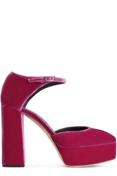 Giuseppe Zanotti | Giuseppe Zanotti Bebe Leo Velvet Pumps