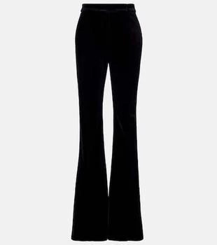 Max Mara | Vetrino cotton velvet flared pants