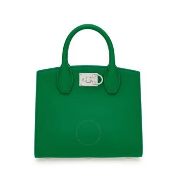 Salvatore Ferragamo | Small Studio Box Gancini Buckle Tote Bag