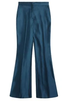 Fendi | Fendi High-Waist Flared Satin Trousers