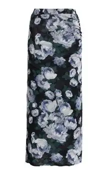 Stella McCartney | Stella McCartney Bunch Of Roses Mesh Midi Skirt - Moda Operandi