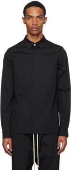 Rick Owens | Black Concordians Outer Shirt