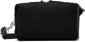 Dries Van Noten | Black Cotton Messenger Bag