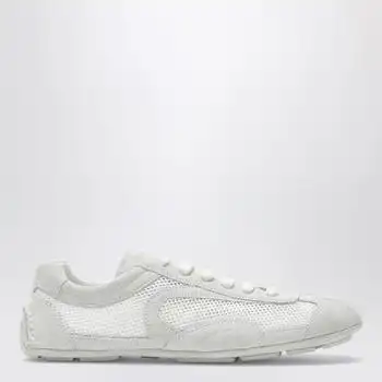 Prada | Montecarlo Re-Edition 2005 sneakers in white leather and mesh