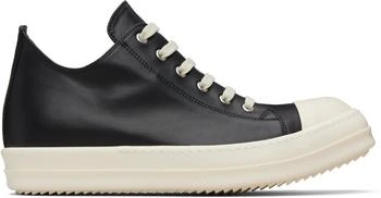 Rick Owens | Black Temple Low Sneaks Sneakers