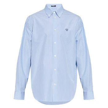 Versace | Medusa Striped Long-Sleeve Shirt