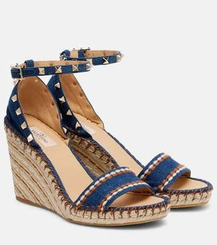 Valentino | Rockstud Double 105 espadrille wedges
