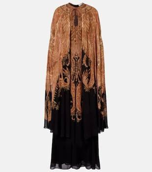 Zimmermann | Hypnotic caped maxi dress