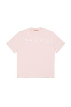 Marni Kids Logo-Printed Crewneck T-Shirt