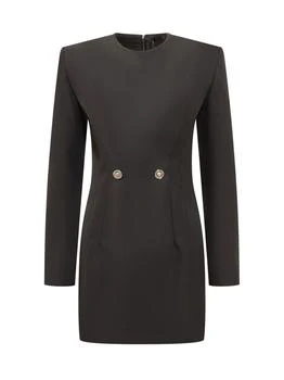Versace | Versace Button Detailed Long-Sleeved Dress