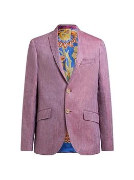 ETRO | Tailored Linen-Wool Suit Jacket