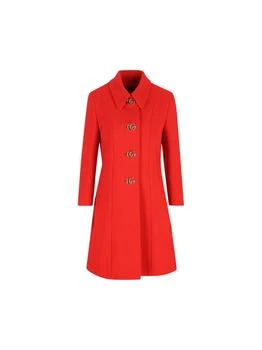 Gucci | Gucci Double G button Collared Coat