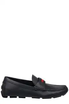 Gucci | Gucci Web Detailed Slip-On Drivers