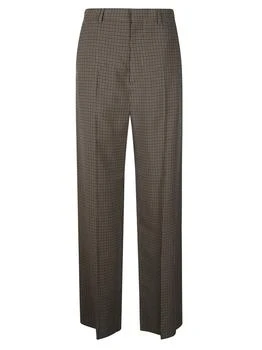 Balenciaga | Balenciaga Checkered Straight-Leg Pants