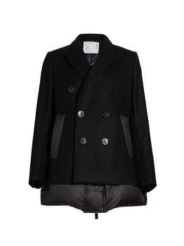 Sacai | Wool Melton X Puffer