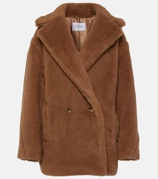 Max Mara | Dramma wool and silk teddy jacket