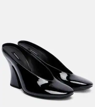Givenchy | Sculpted 95 patent leather mules