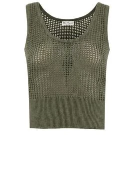 Brunello Cucinelli | Brunello Cucinelli Sleeveless Knitted Tank Top