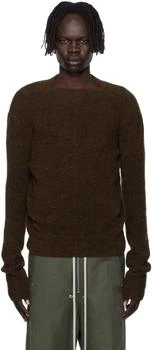 Rick Owens | Brown Concordians Headon Pull Sweater