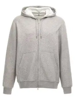 Brunello Cucinelli | Brunello Cucinelli Zip-Up Drawstring Hoodie
