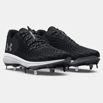 Under Armour Women's  Glyde 2.0 MT 3026601-001 Black Softball Cleats RHS6810