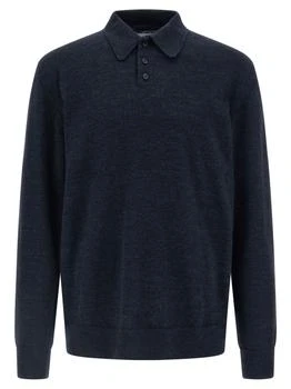 MAISON MARGIELA | Men's Suede Patch Polo Shirt
