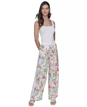 Women
s Printed Pull-On Pants, P/XS-X