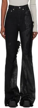 Rick Owens | Black Concordians Bolan Bootcut Jeans